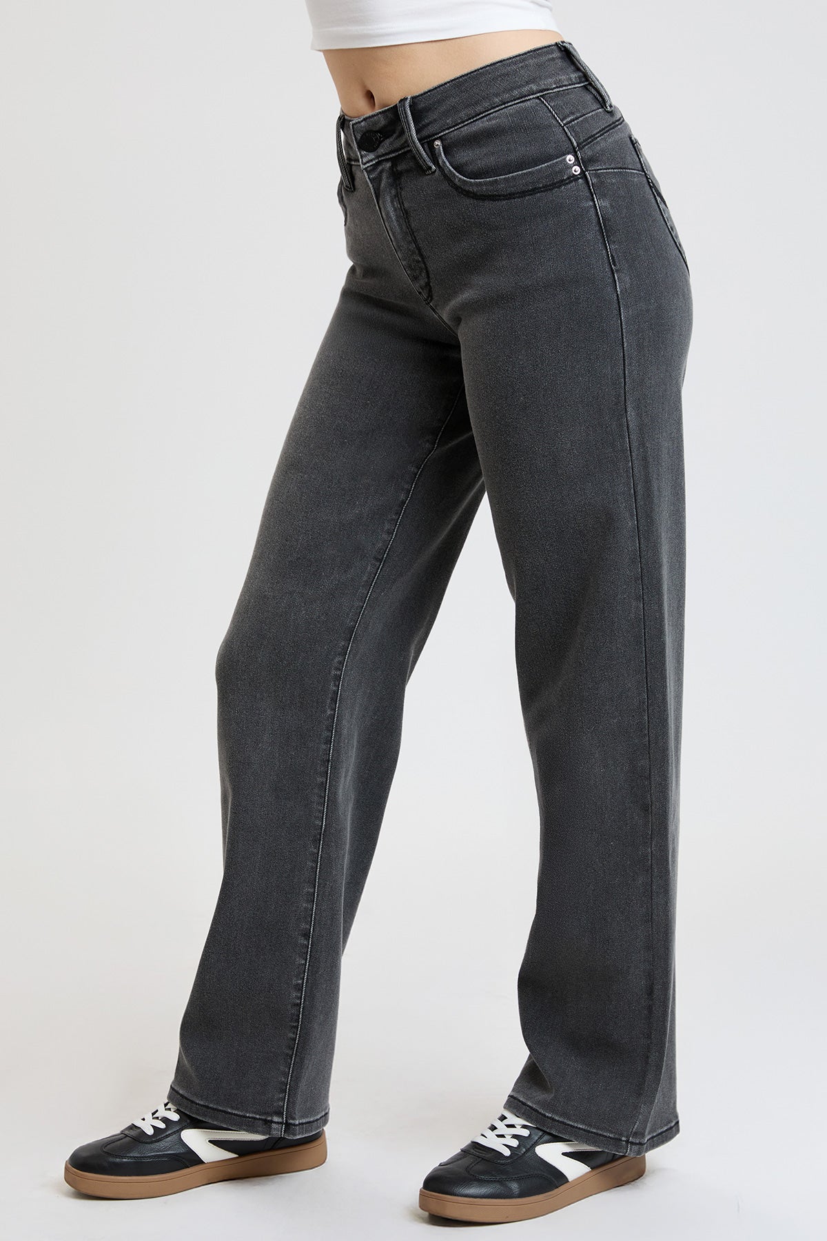 Women's Luxe High Rise WannaBettaButt Straight Leg Jeans