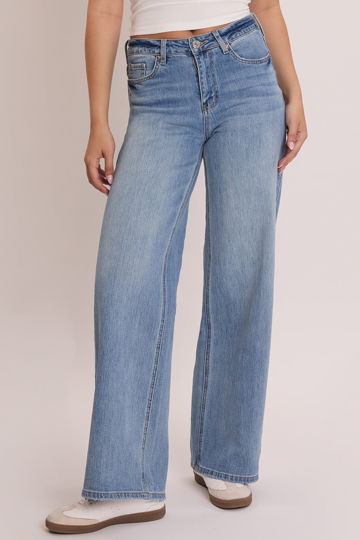Women's Luxe Bella High Rise Wide Leg Jeans