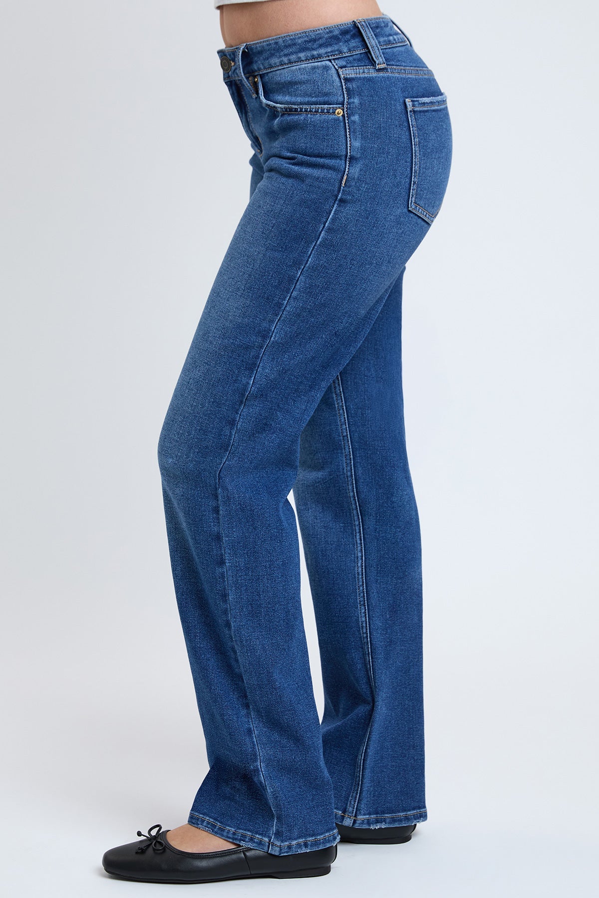 Women's Maddy Mid Rise Straight Leg Jeans