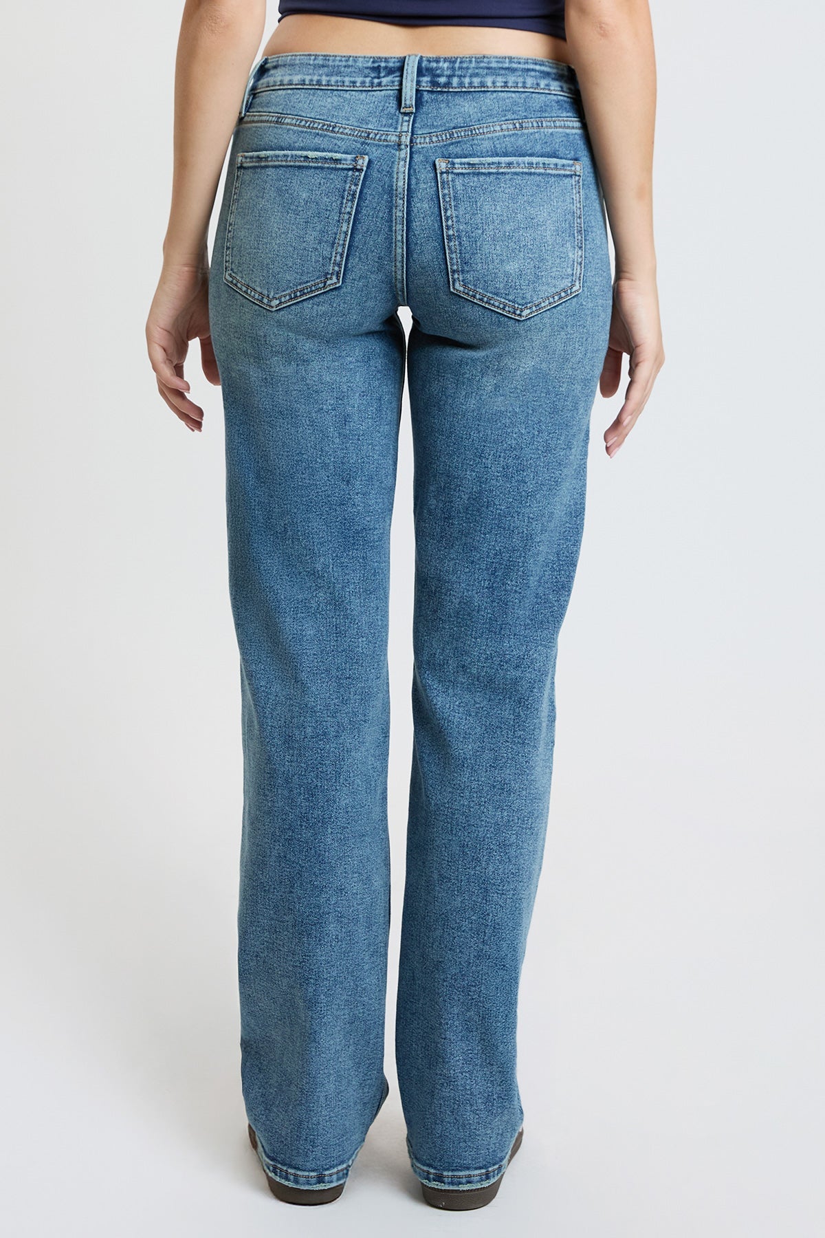 Women's Maddy Mid Rise Straight Leg Jeans