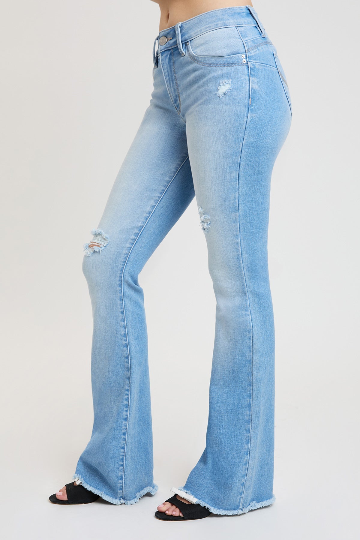 Women's Luxe High Rise WannaBettaButt Flare Jeans