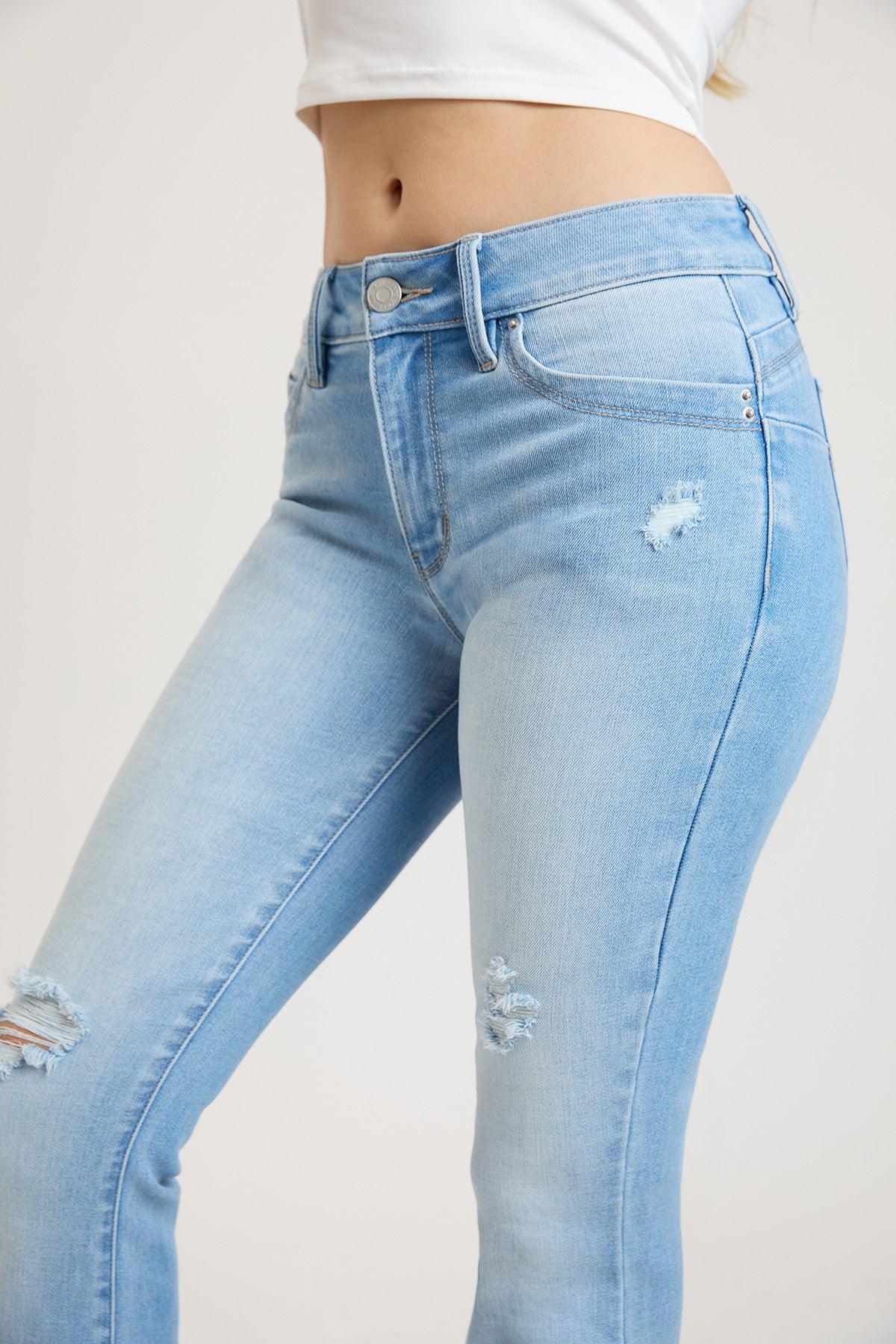 Women's Luxe High Rise WannaBettaButt Flare Jeans