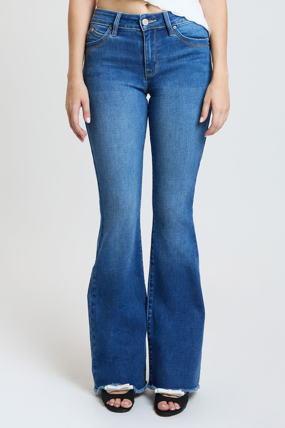 Women's Luxe High Rise WannaBettaButt Flare Jeans