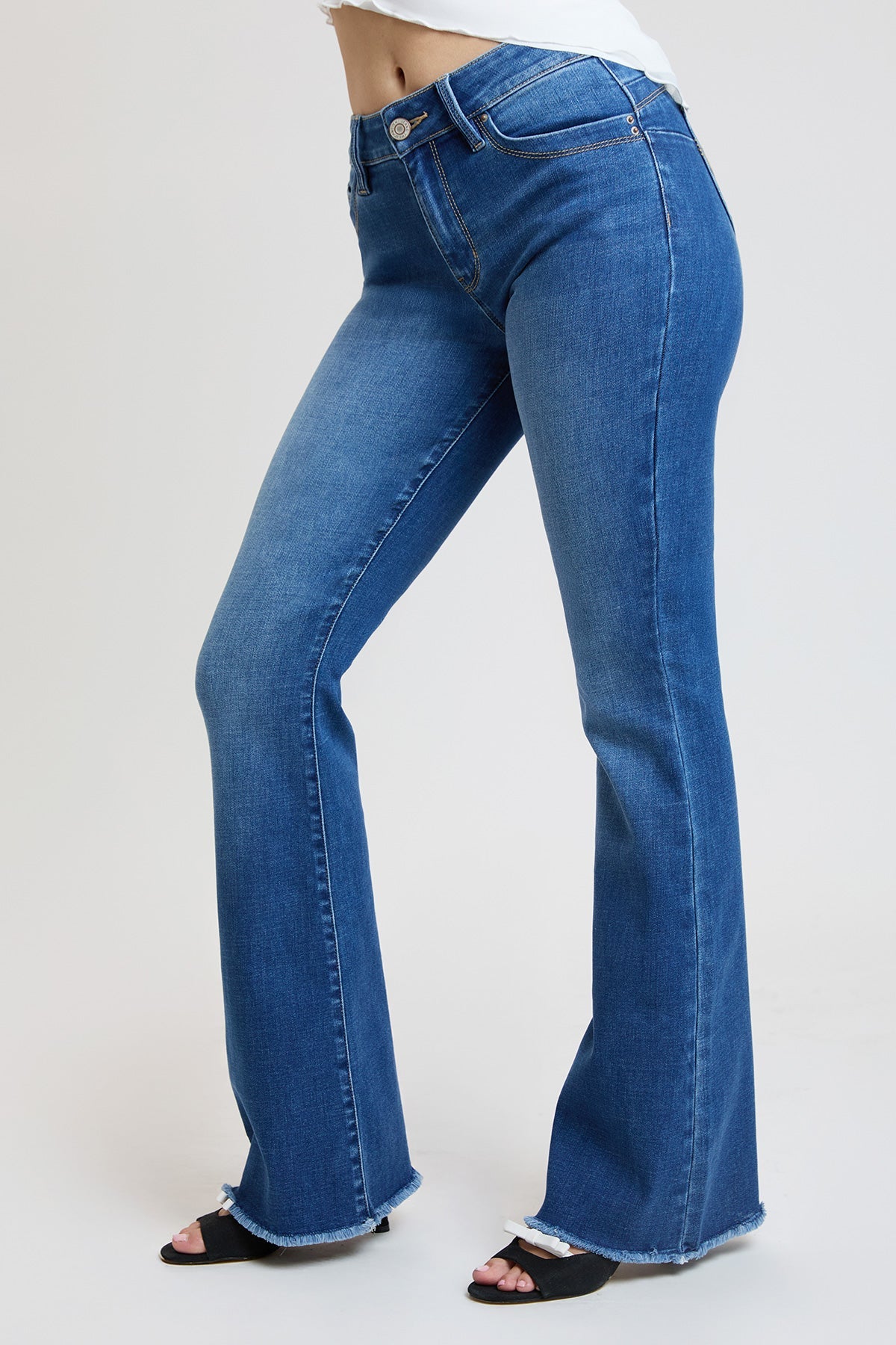 Women's Luxe High Rise WannaBettaButt Flare Jeans