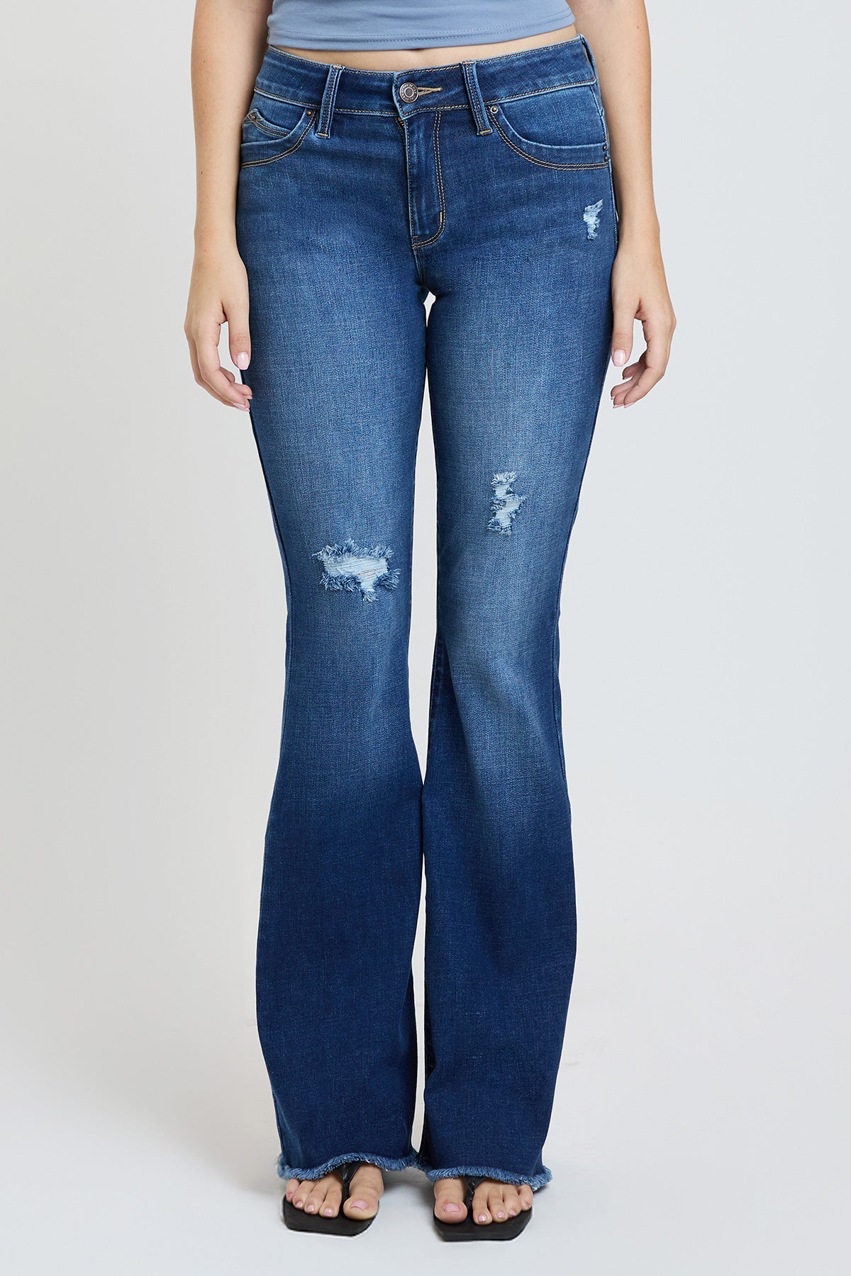 Women's Luxe High Rise WannaBettaButt Flare Jeans