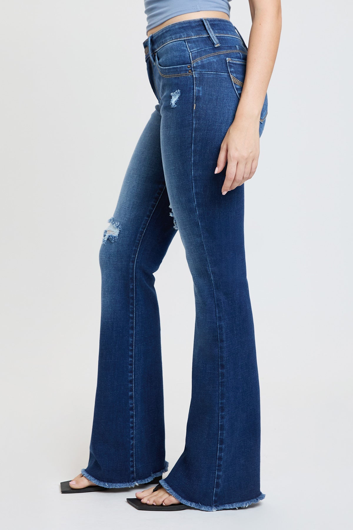 Women's Luxe High Rise WannaBettaButt Flare Jeans