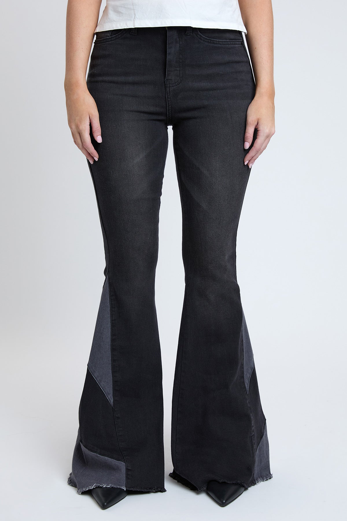 Women's Sustainable Block Panel Flare Jeans