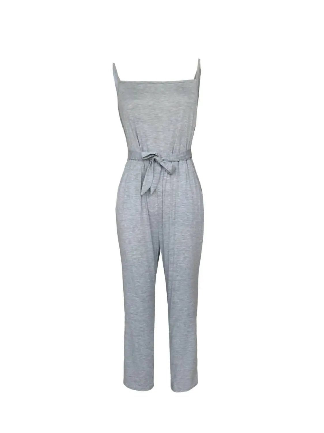T-Shirts Trendsi just arrived - Tied strap square neck jumpsuit