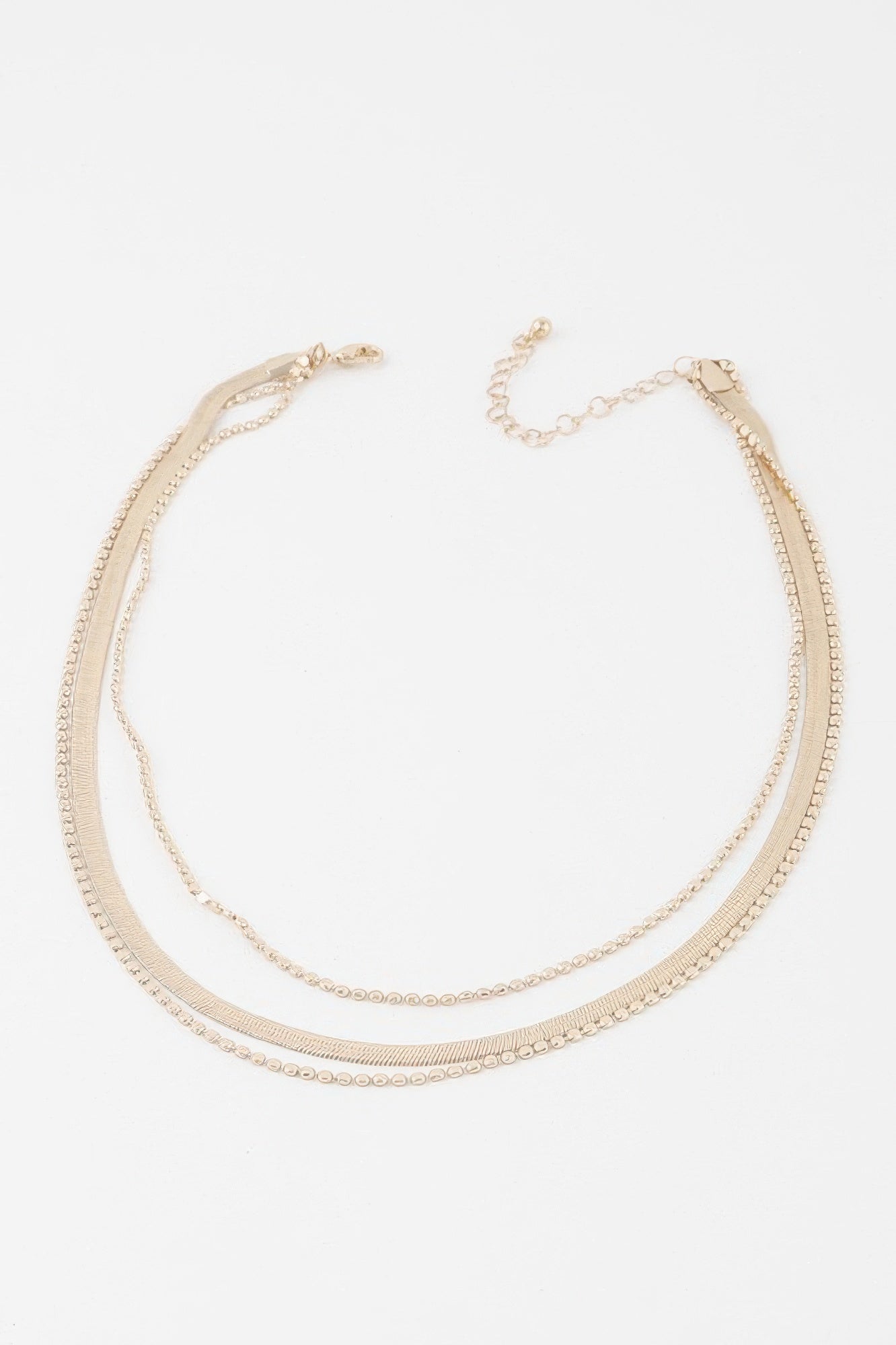 Triple Snake Chain Necklace