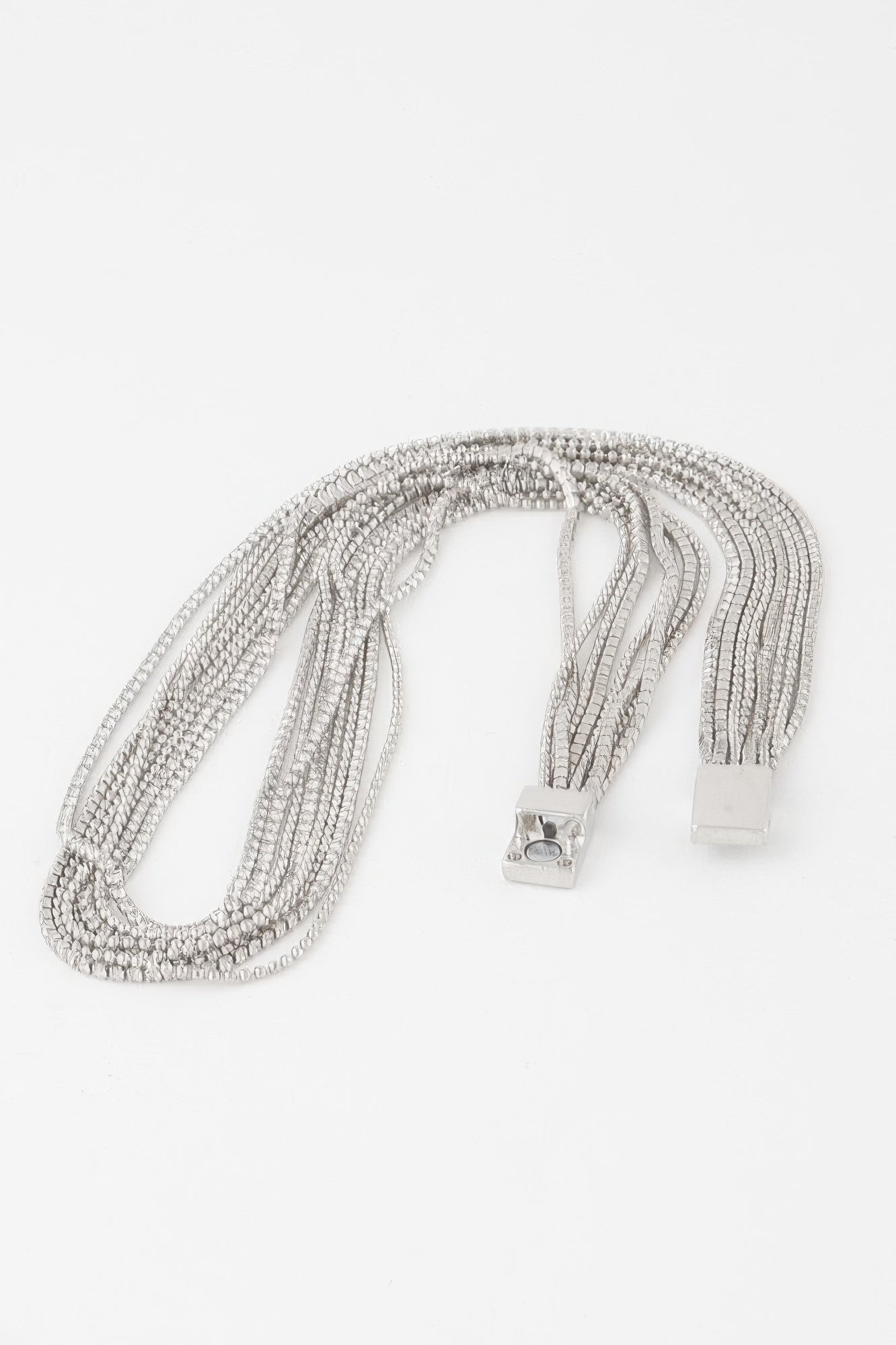 Multi Cubic Rhinestone Necklace