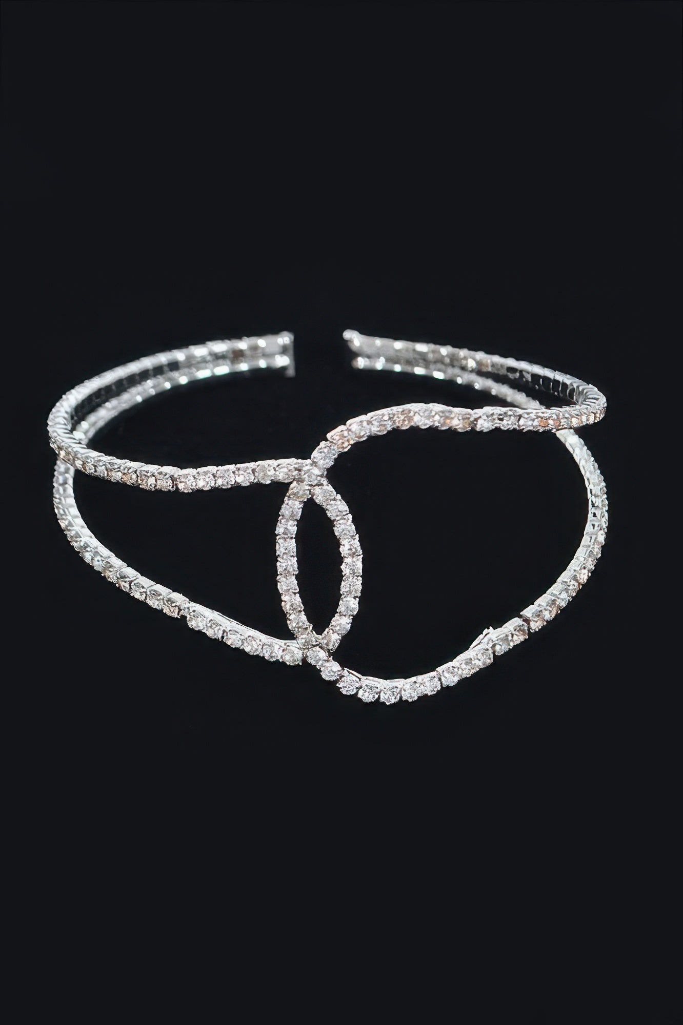 Rhinestone Cuff Bracelet