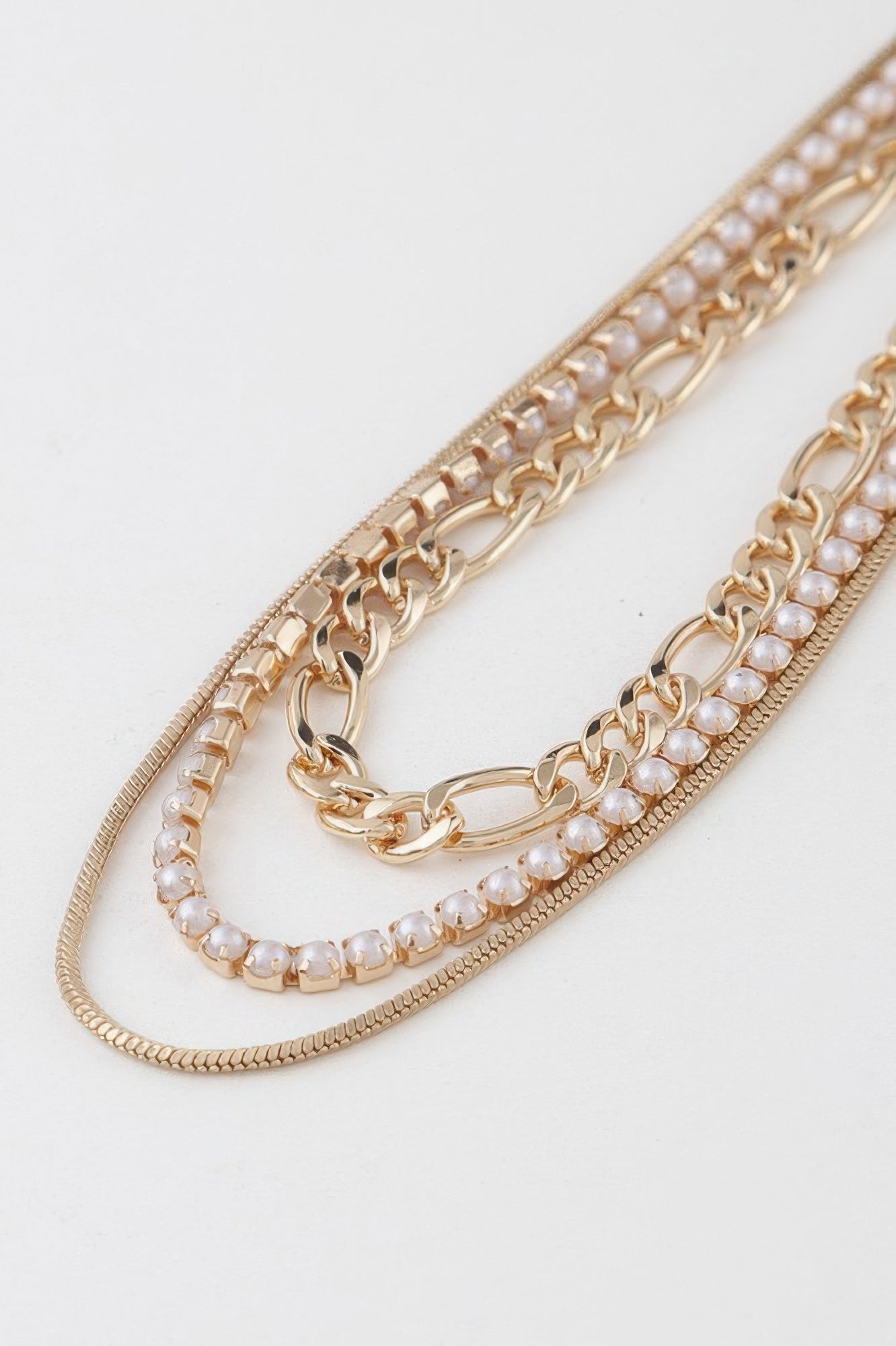 Chain N Bead Necklace