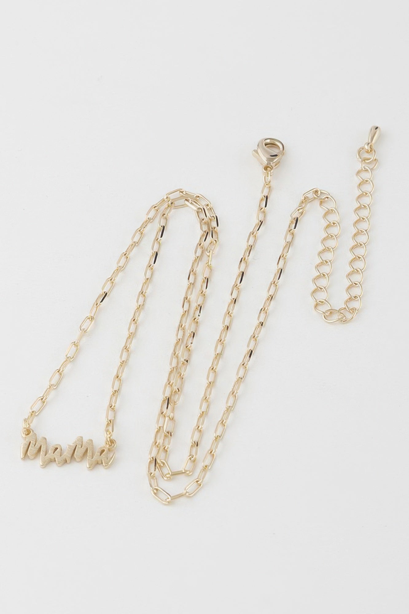 Mama Script Necklace