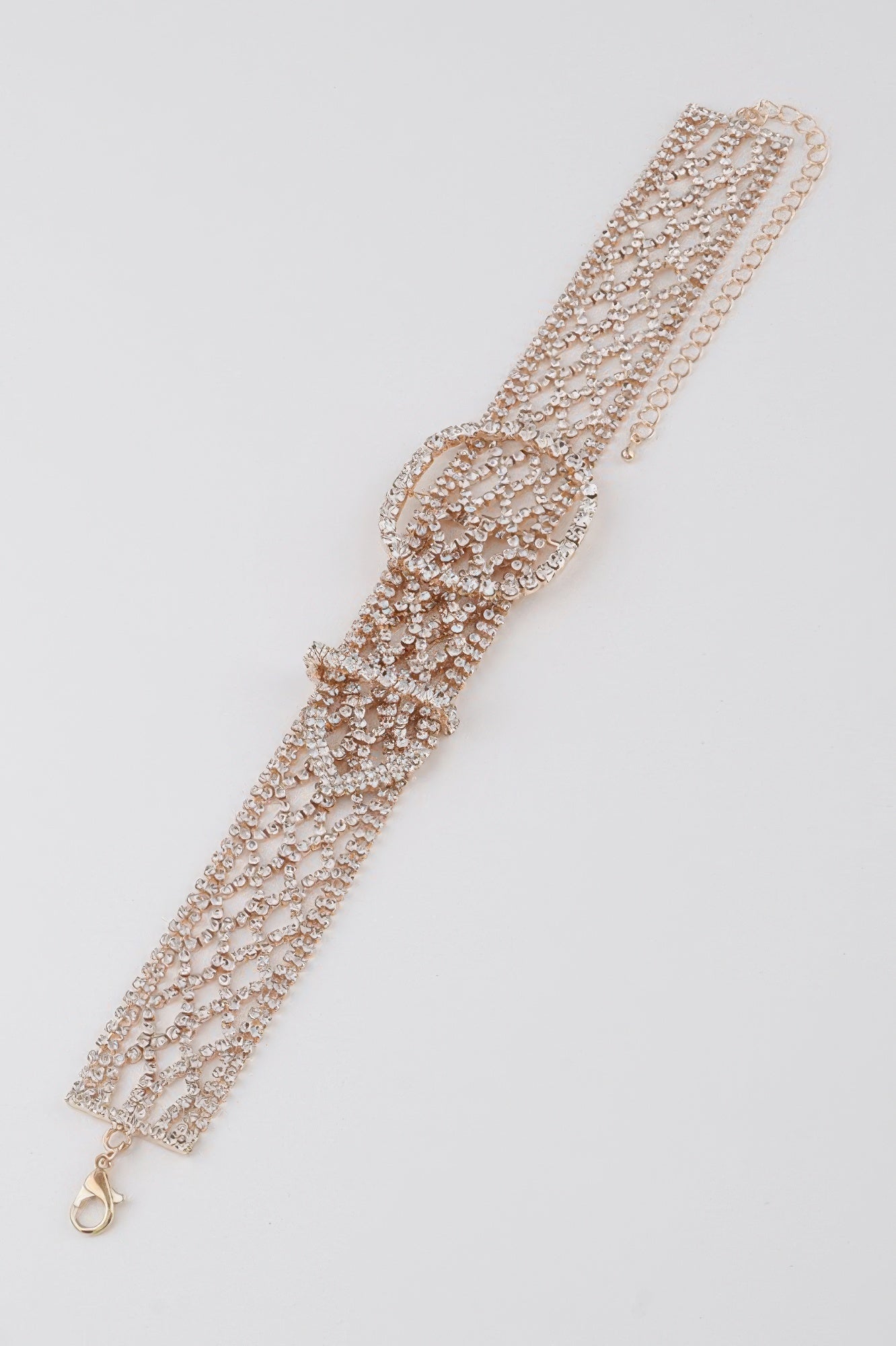Diamond Belt Choker Necklace