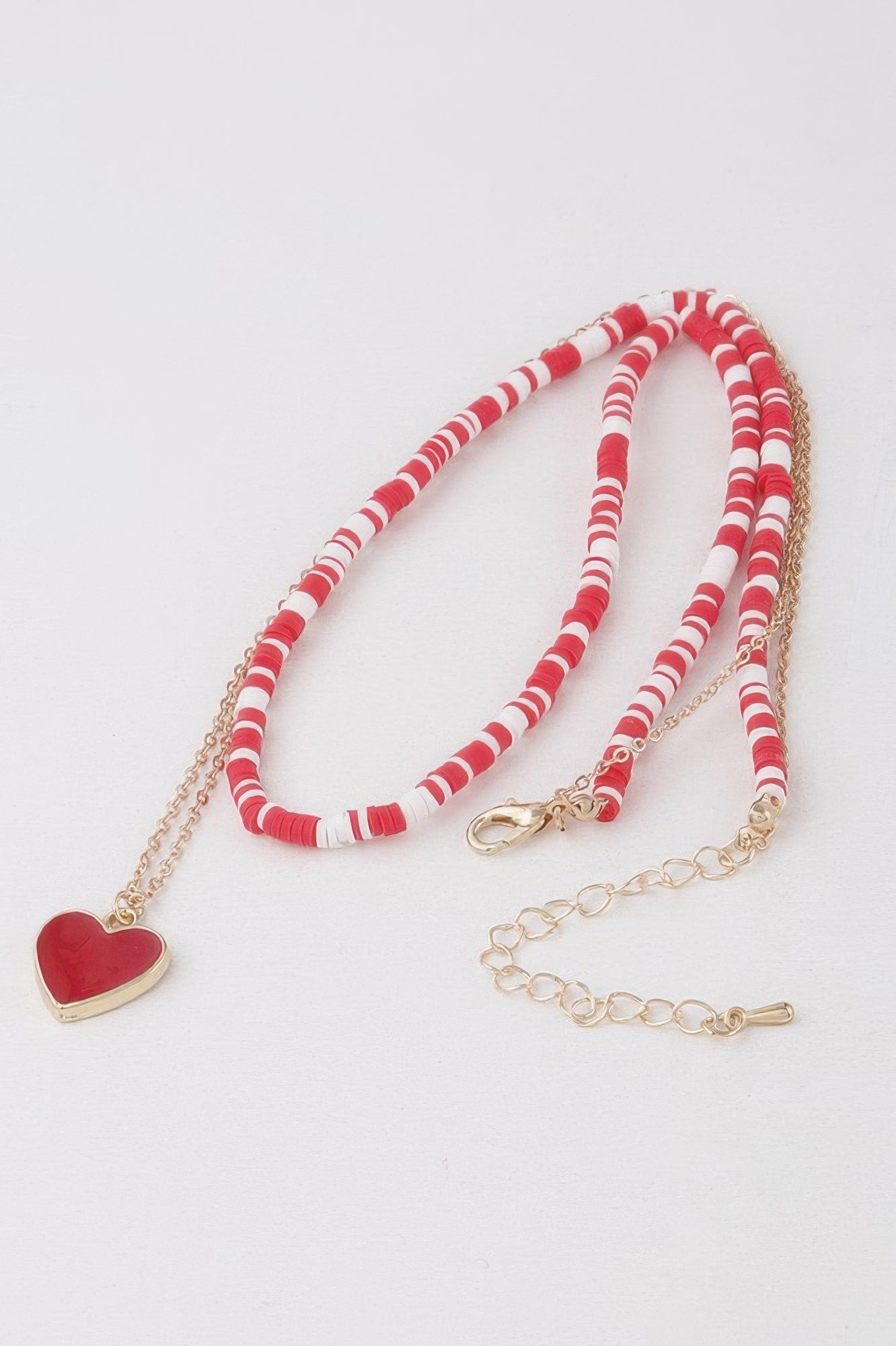 Layered Heart Chain Necklace