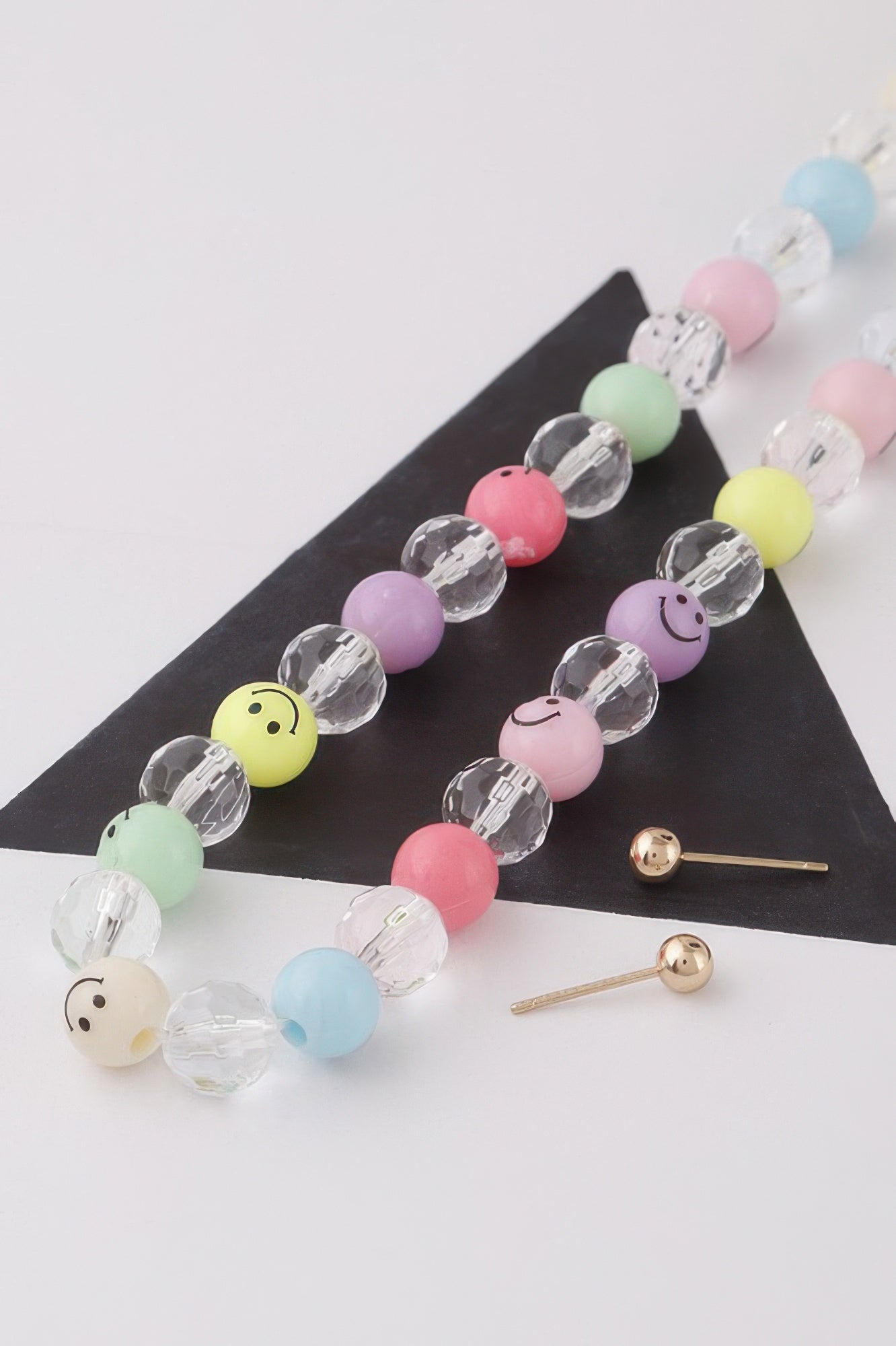 Beaded Smiley Face Necklace