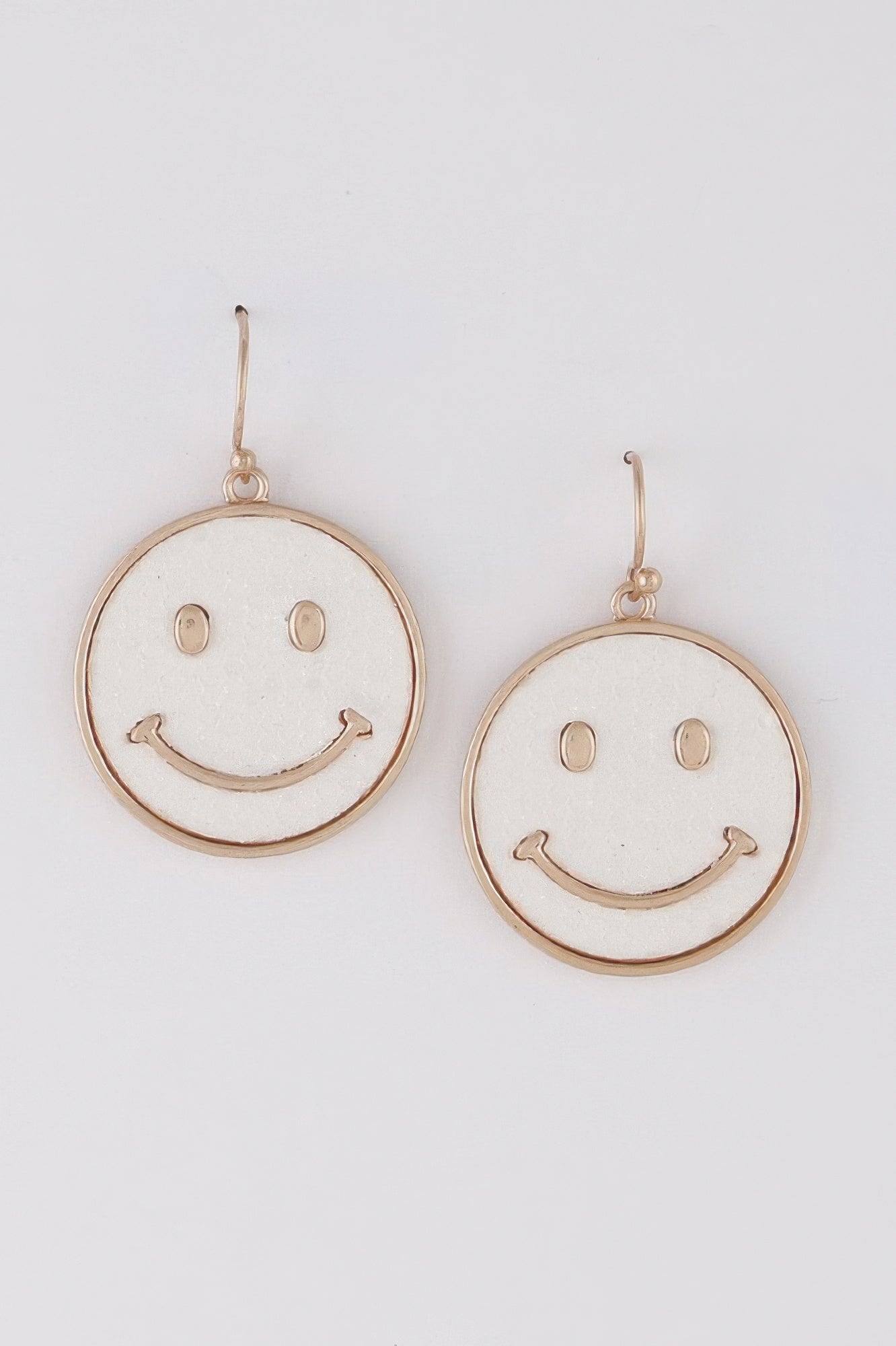 Jeweled Smiley Face Earrings