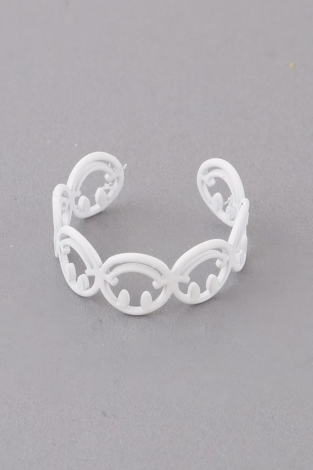 Open Smiley Face Ring