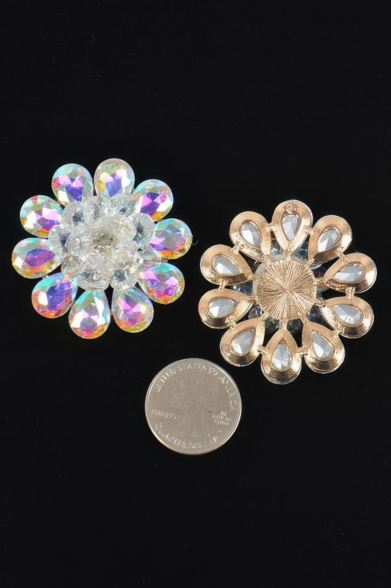 Rhinestone Studded Earring