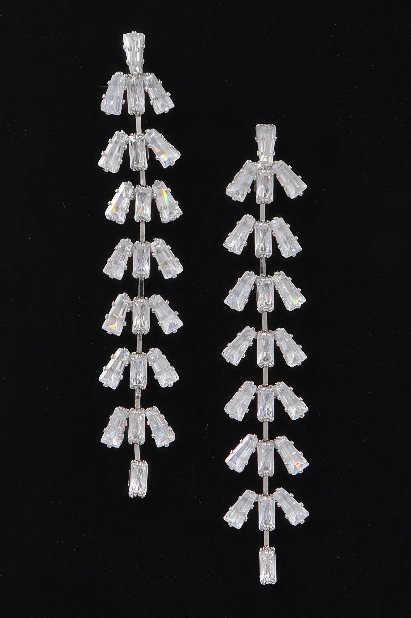 Rhinestone Drop Earring