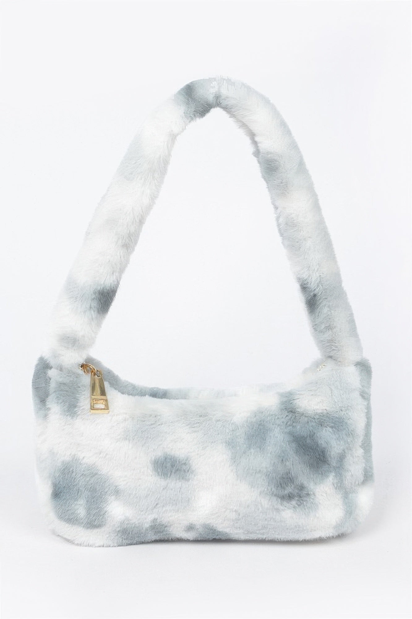 Tie Dye Fur Shoulder Bag