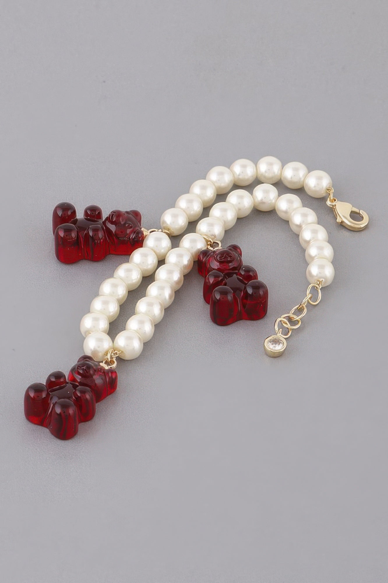 Multi Gummy Bear Charms Bracelet