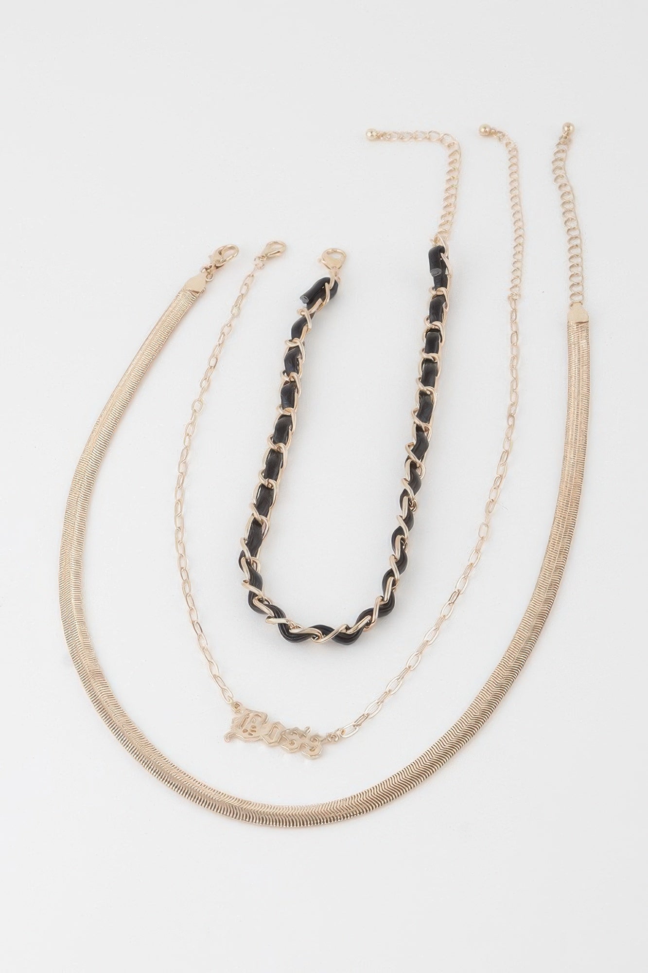 Multi Layered Boss Statement Necklace
