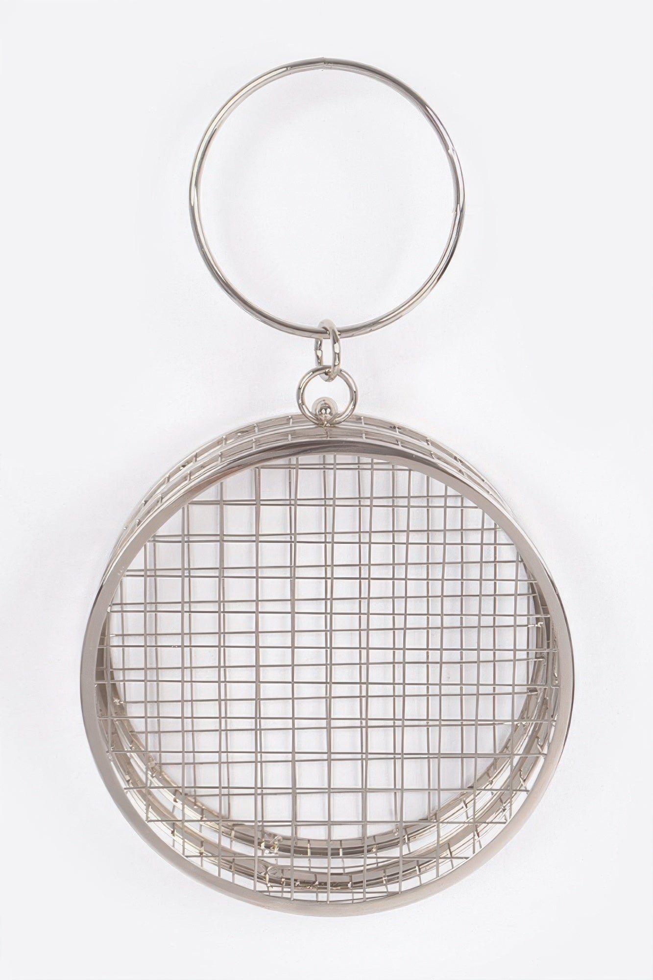 Metal Wire Round Clutch