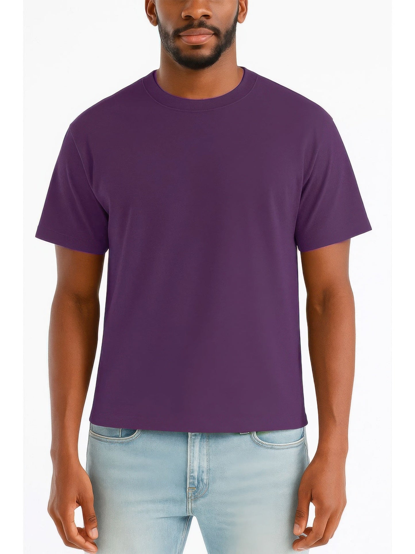Mens Cropped Cotton Tshirt