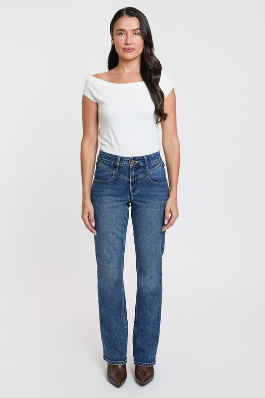 Women's Contour V-Front Bootcut Jeans