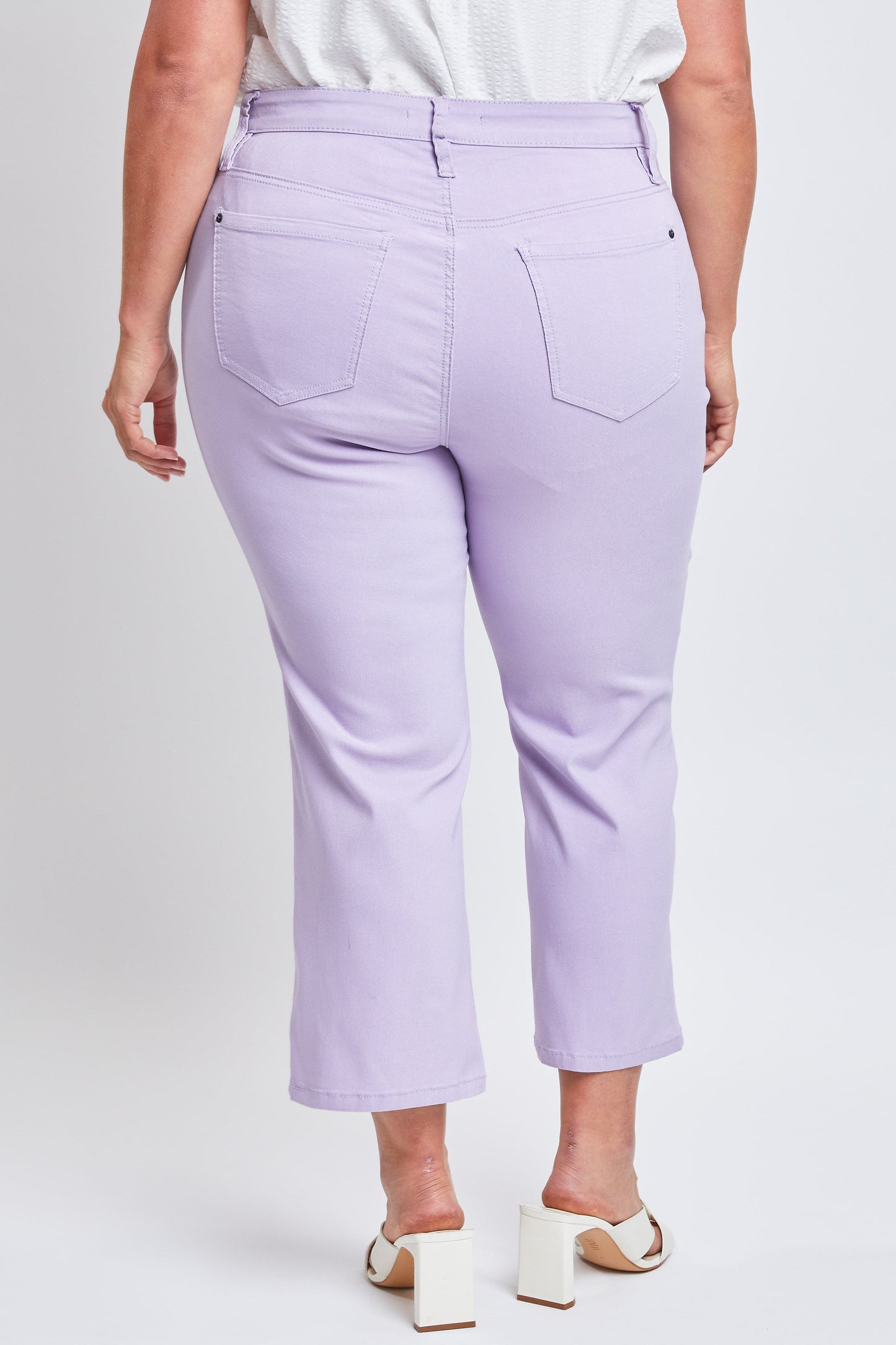 Women's Plus Hyperstretch Cropped Wide Leg Pants