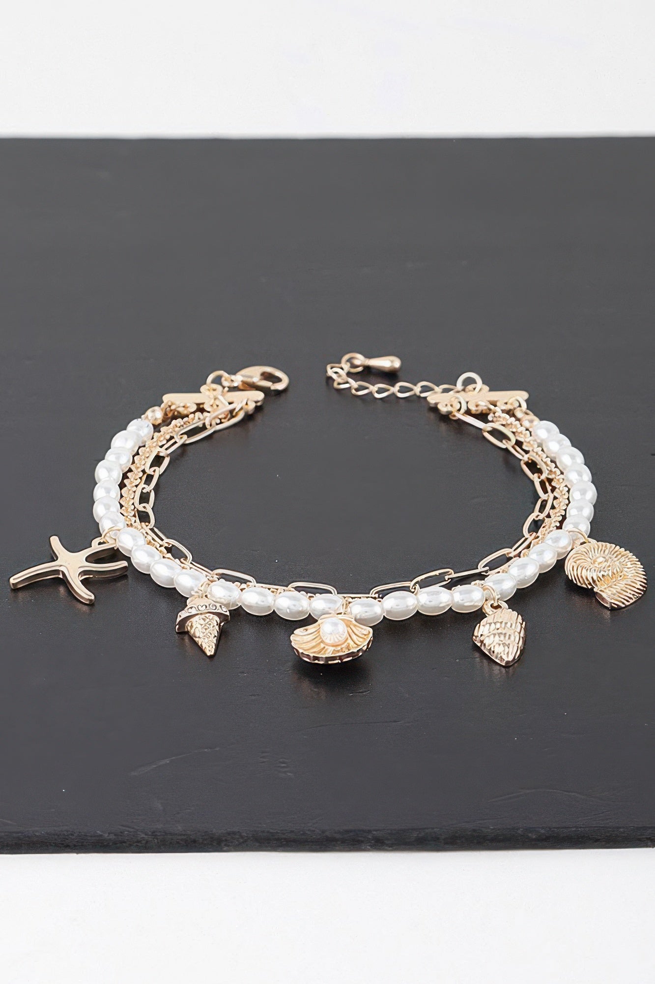 At The Beach Multi Charm Bracelet