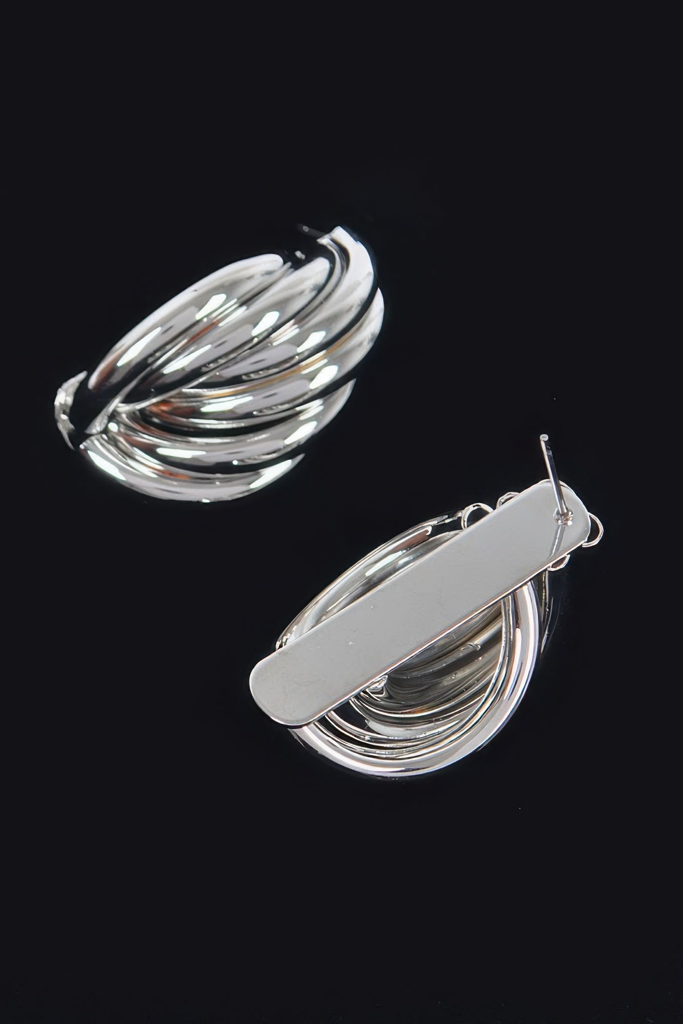 Metal Stud Earrings