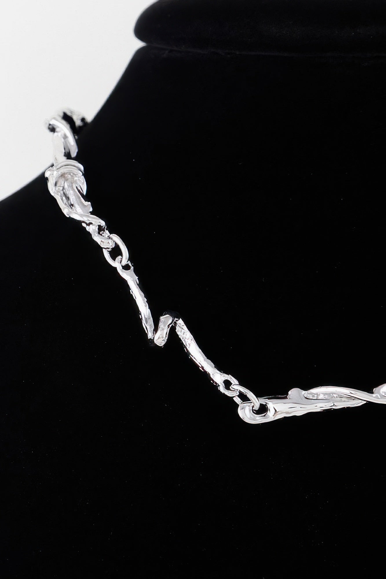 Multi Twisted Abstract Necklace