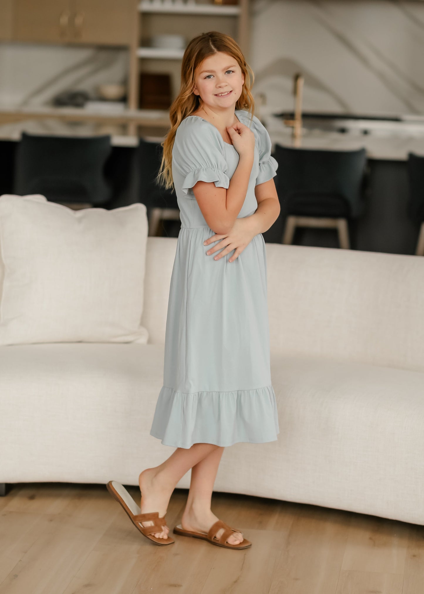 Girl's Aubriel Midi Dress
