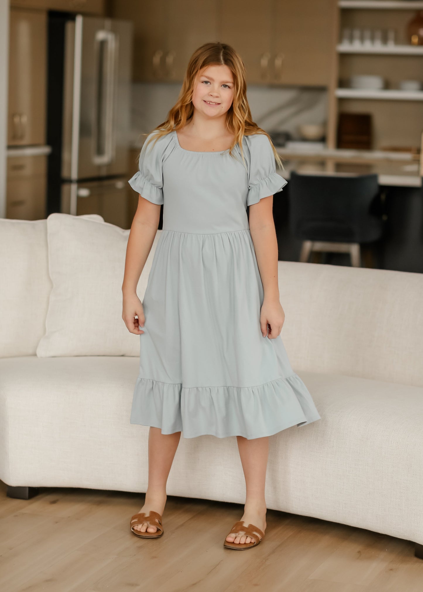 Girl's Aubriel Midi Dress