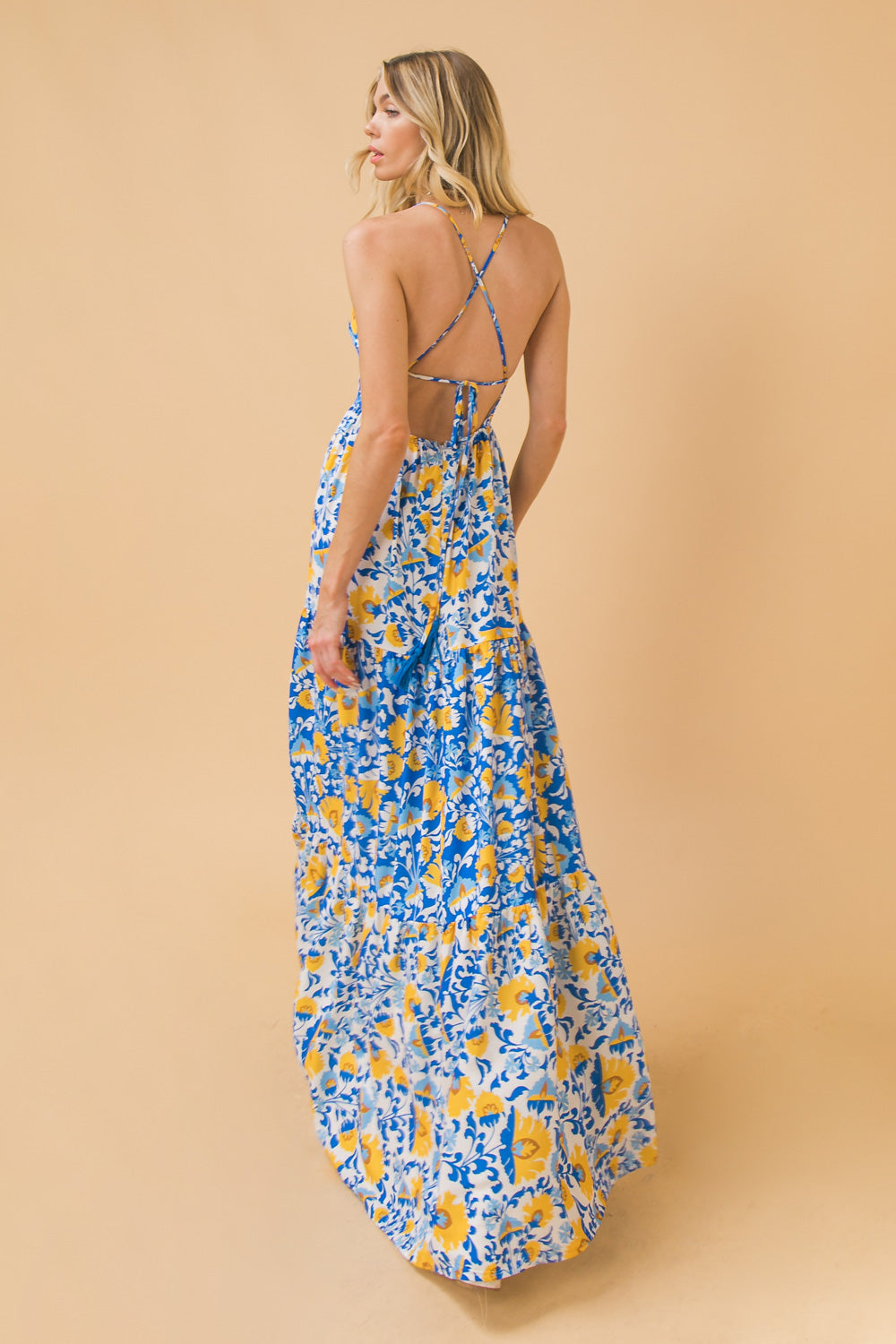 BRING THE SWEETNESS WOVEN MAXI DRESS