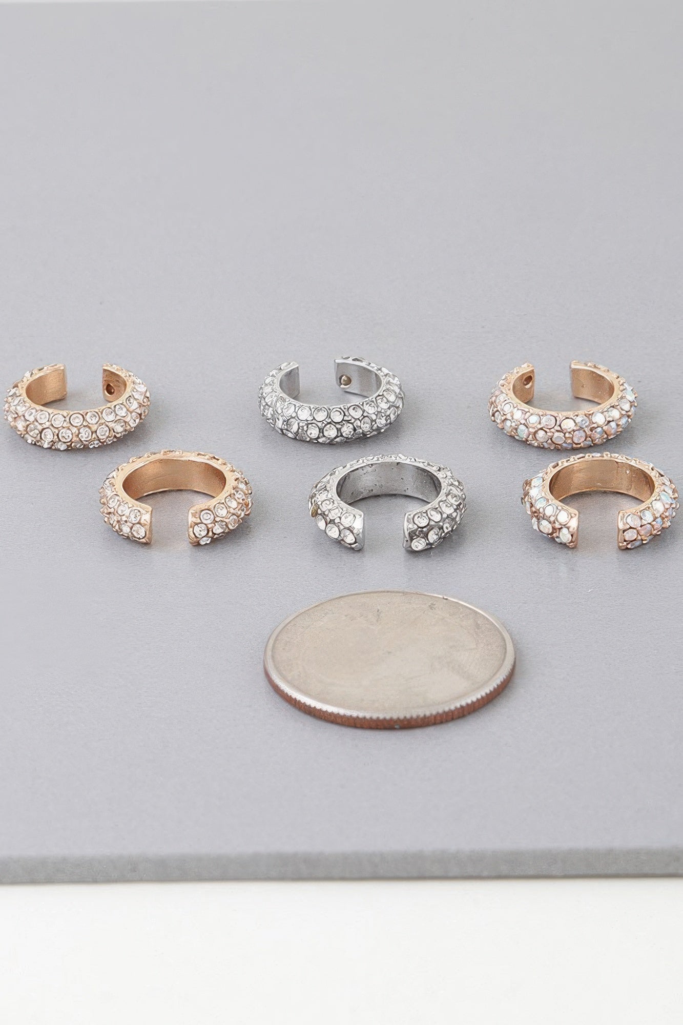 Bejeweled Ear Cuff Earrings