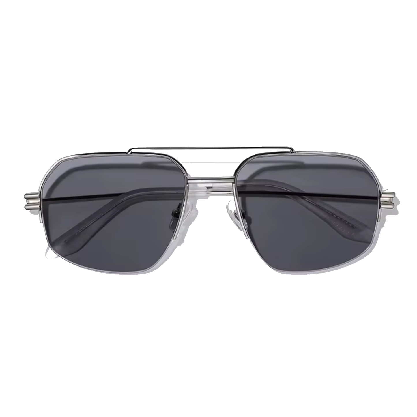 Bold Black 56mm Aviator Sunglasses | Black
