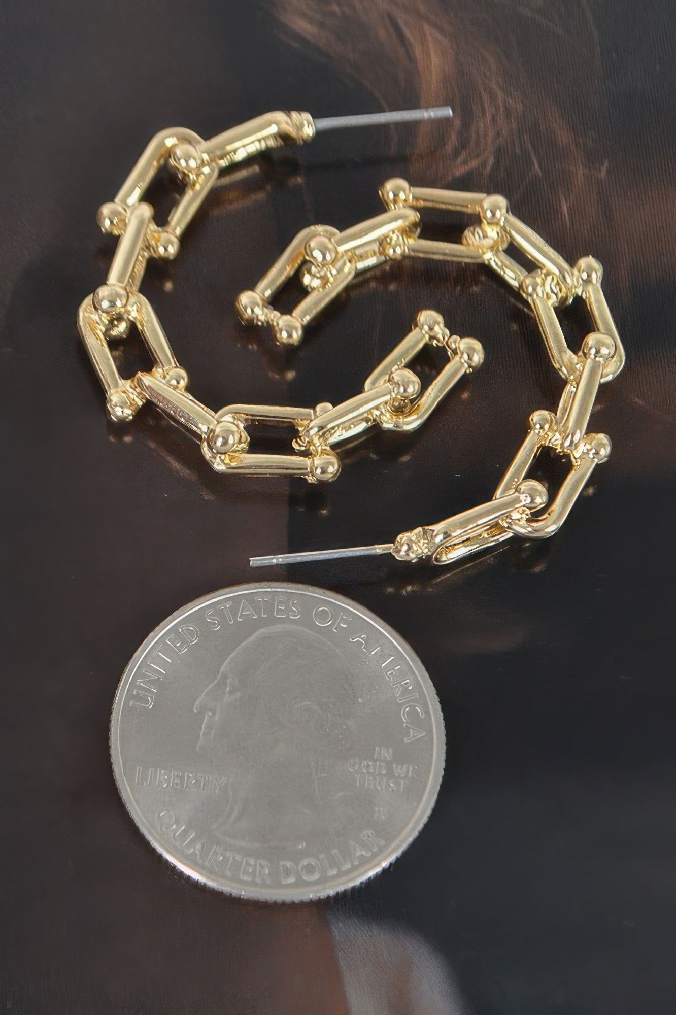 Chain Hoop Earrings