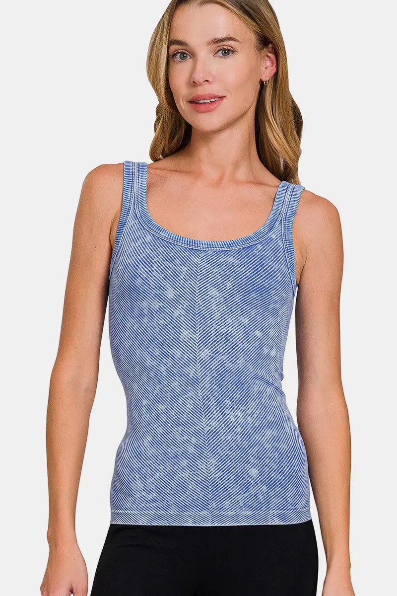 Dresses Trendsi Ribbed Tank Women's Everyday Basic Top Comfy Stretch