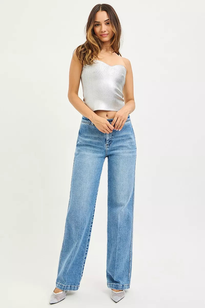 RISEN Jeans - Slouchy Straight Jeans
