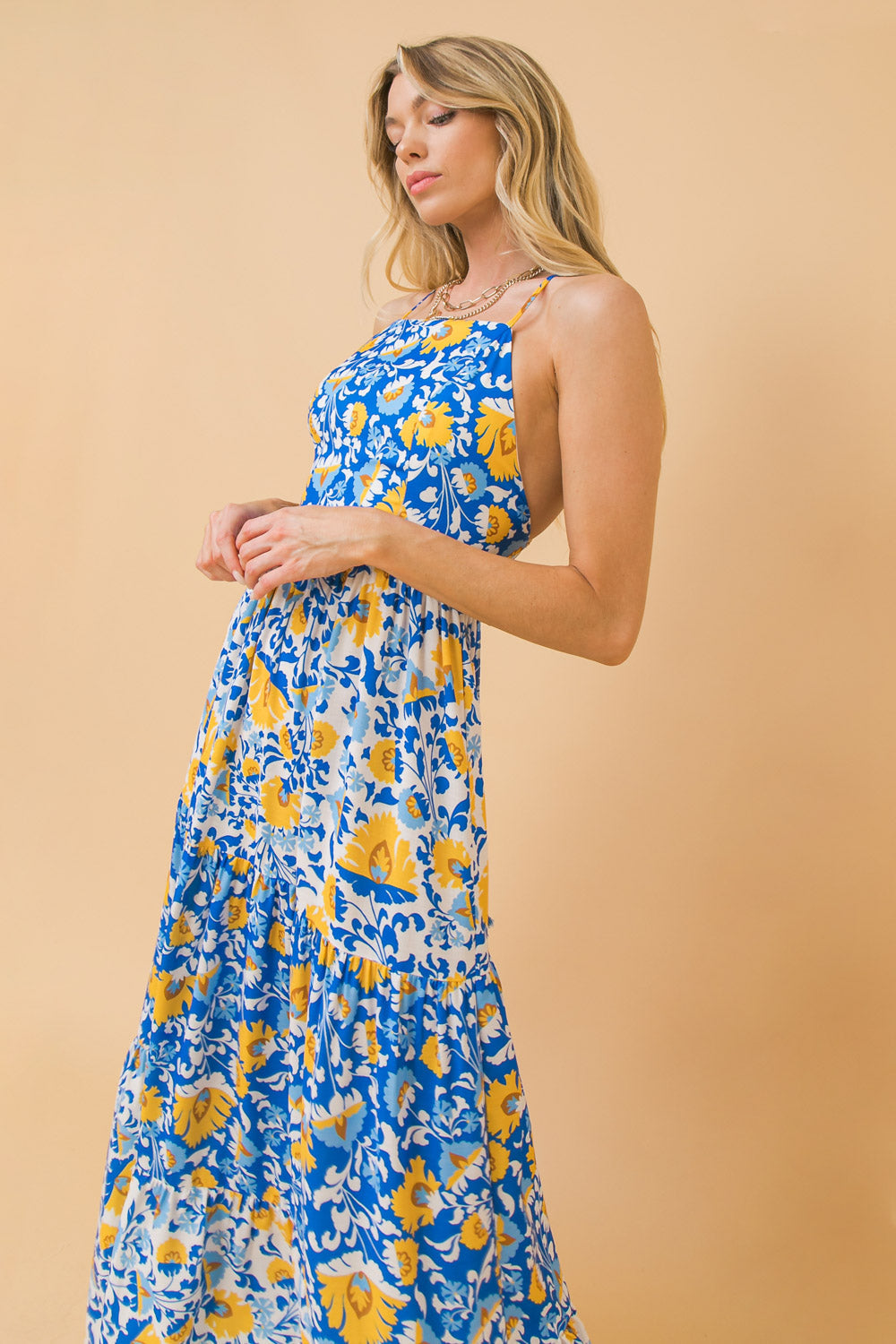 BRING THE SWEETNESS WOVEN MAXI DRESS