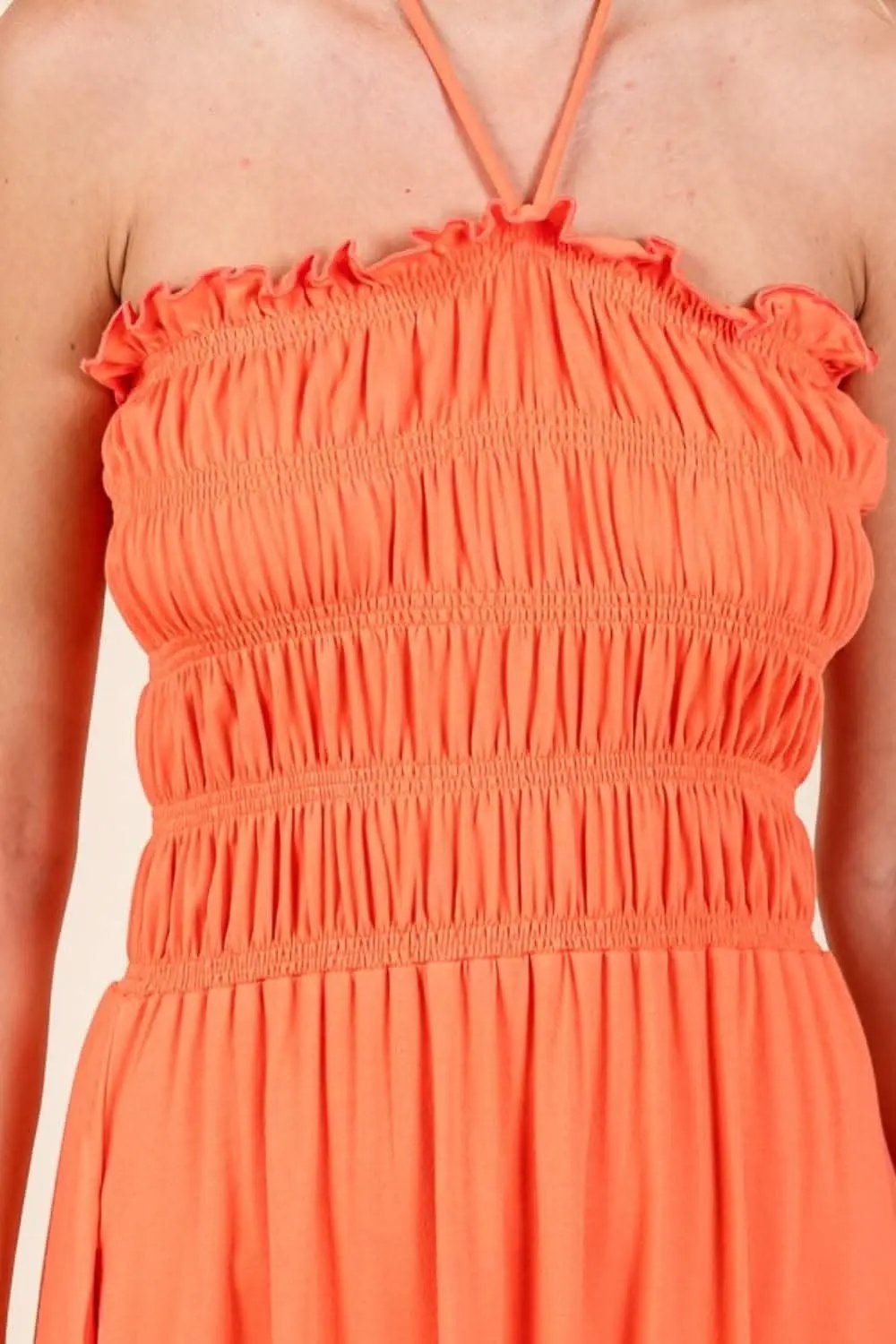 Dresses Trendsi Culture Code shirred dress with pockets