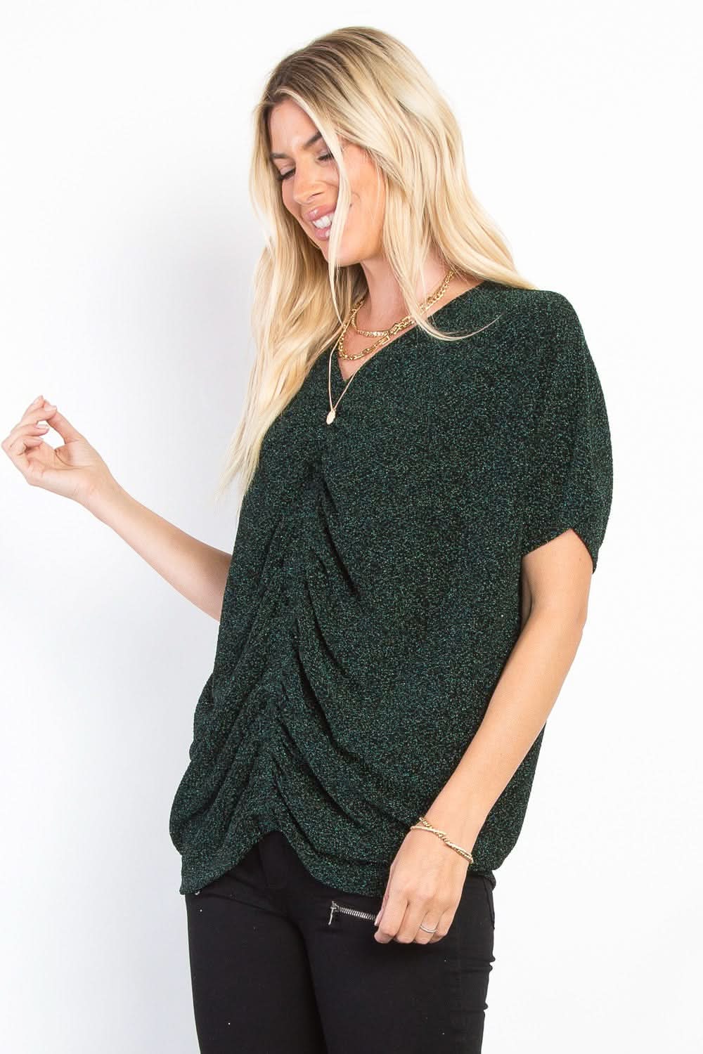 Women's Top Top - Lurex Cinched - Be Stage LoveSalve