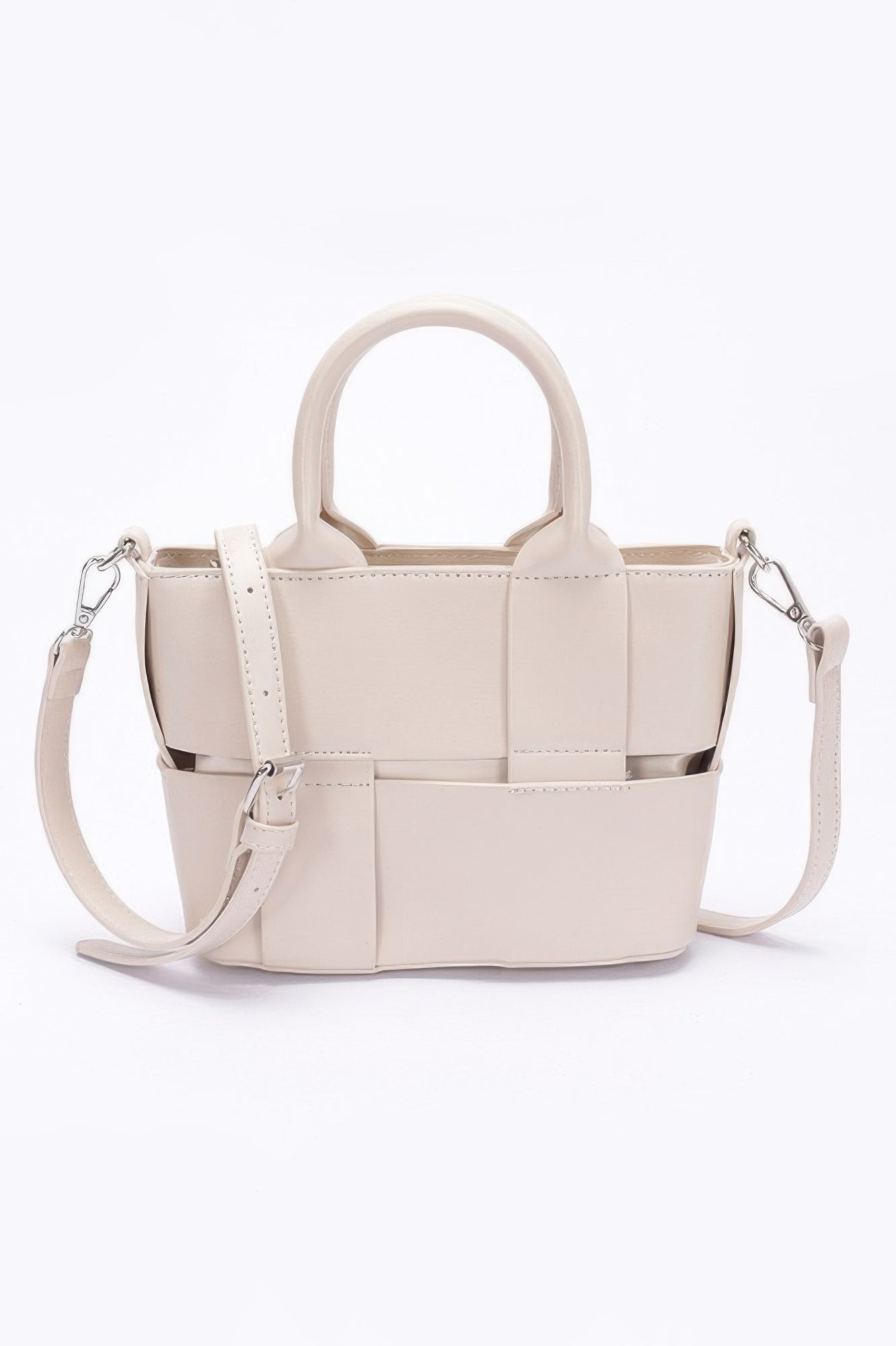 Faux Leather Tote Bag