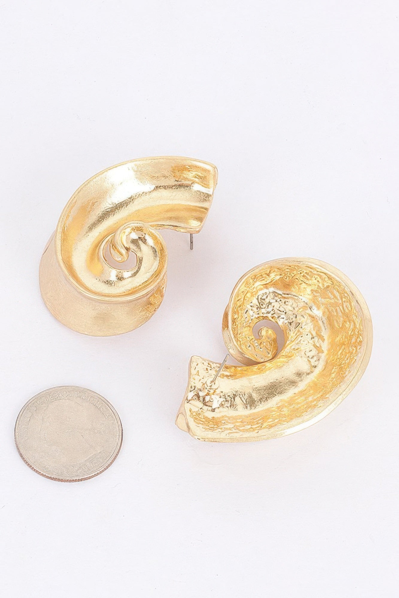 Gold Plated Metal Earring