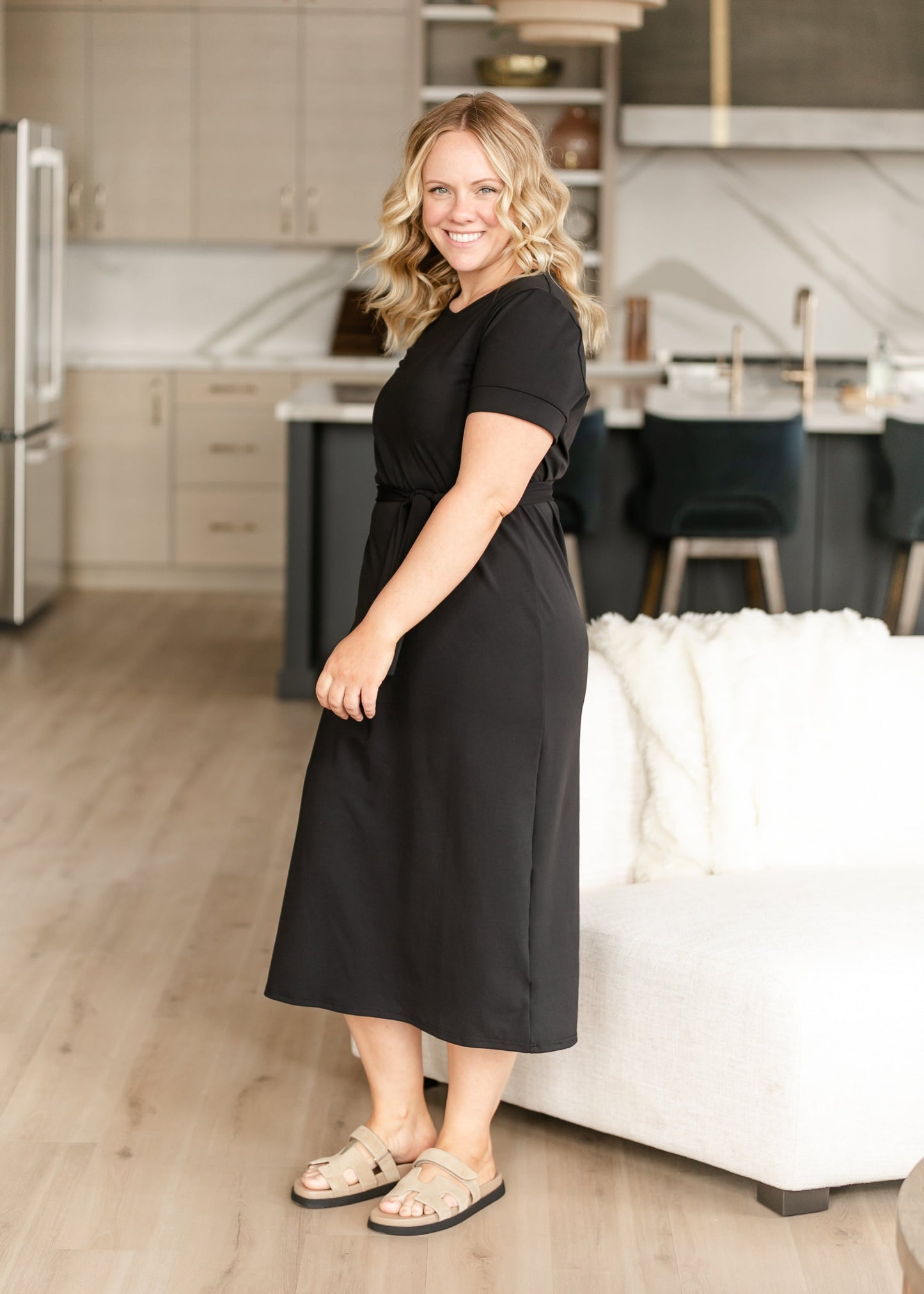 Lennox Classic Midi Dress-46"