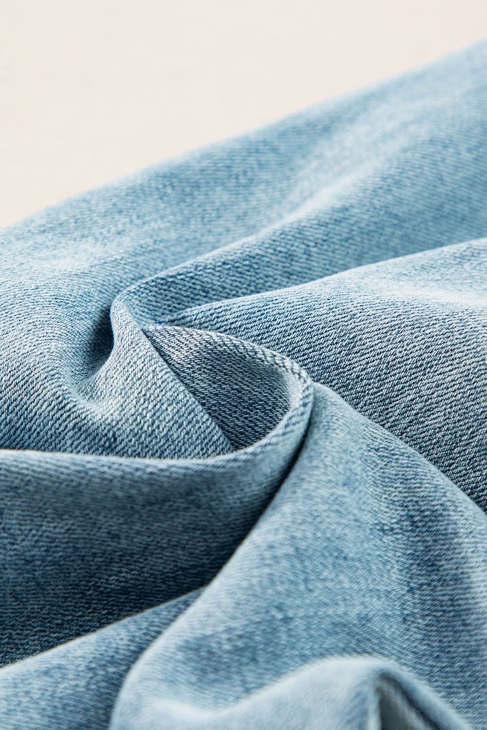 Bottoms/Jeans Love Salve Dusk Blue Denim Women's High-Rise Jeans: Edgy & Trendy Wide-Leg Style
