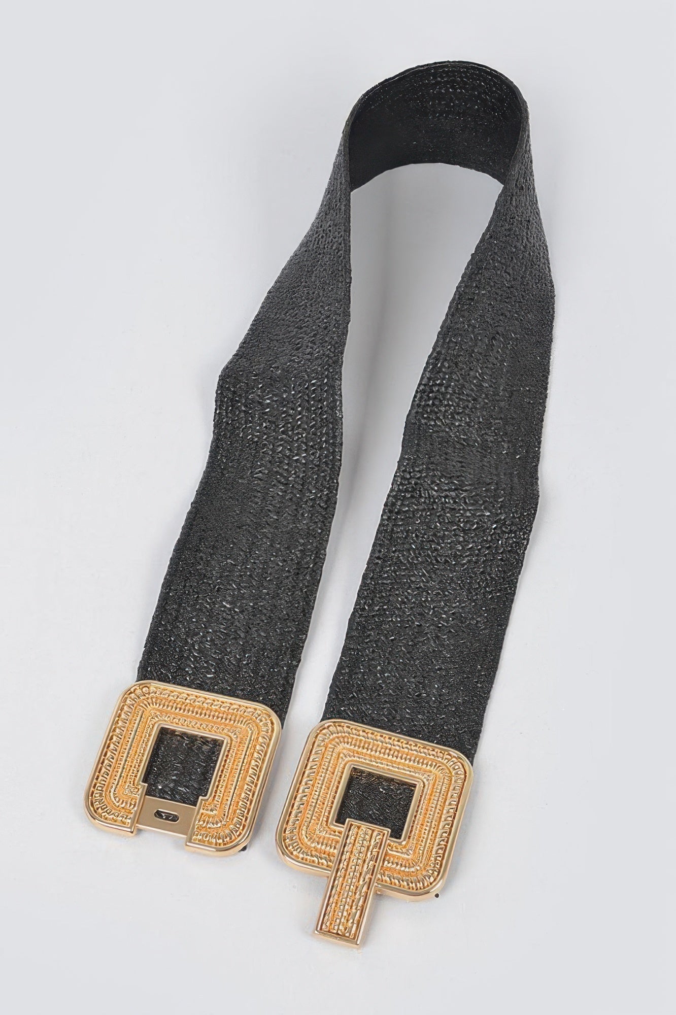 Metal Buckle Stretch Belt